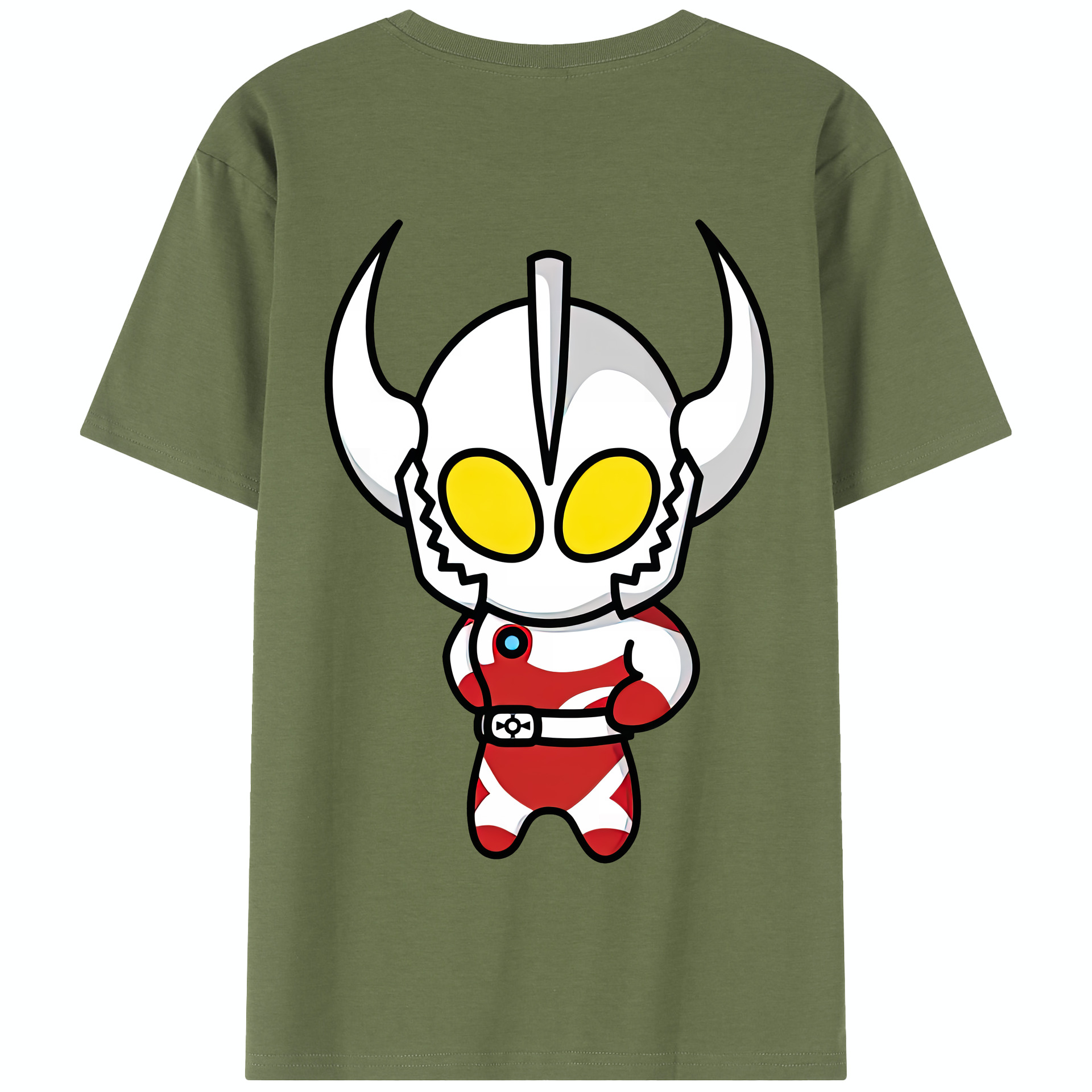 （画像用） ウルトラマン Ultraman 綿100％半袖Tシャツ（背面プリント）